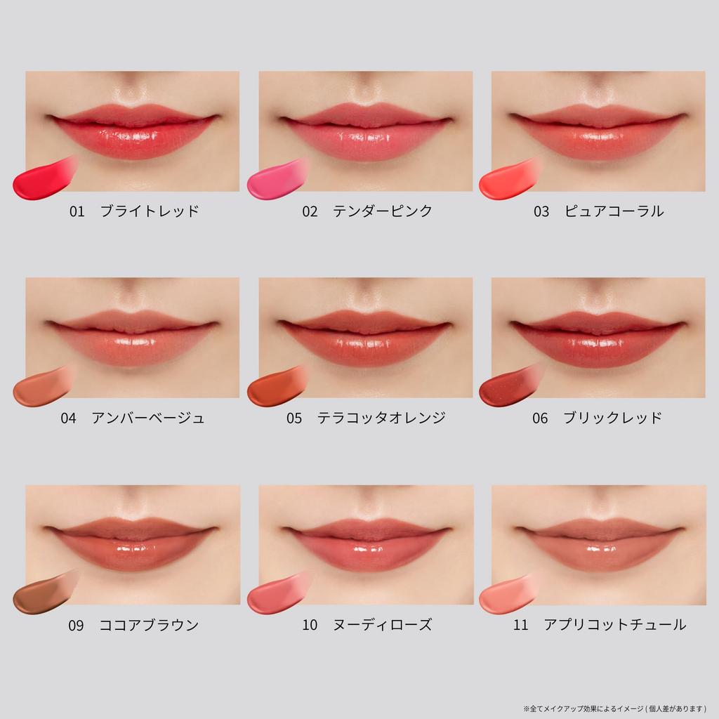 Ettusais Lippen-Edition (Tönung Rouge) 11 Apricot Couture Lippenstift 2 g – lang anhaltende Farbe
