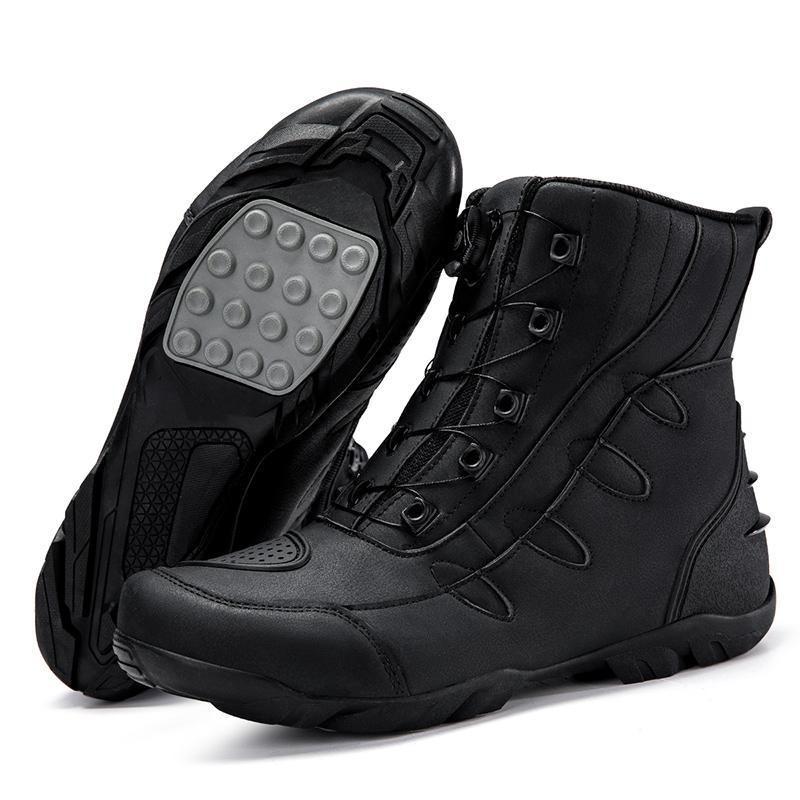 New motorcycle riding boots, four-season racing anti-drop riding boots, locomotive shoes, waterproof and breathable motorcycle shoes