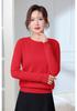 Women's 100% Pure Cashmere Round Neck Sweater - Autumn Winter Collection
