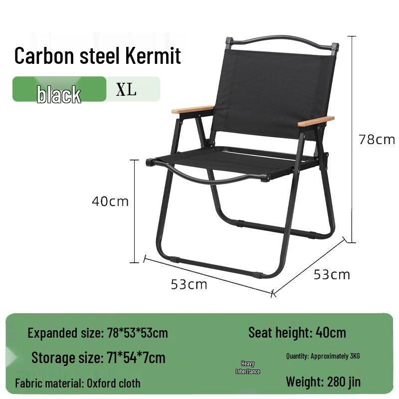 Kermit Outdoor Portable Aluminum Folding Camping & Fishing Chair