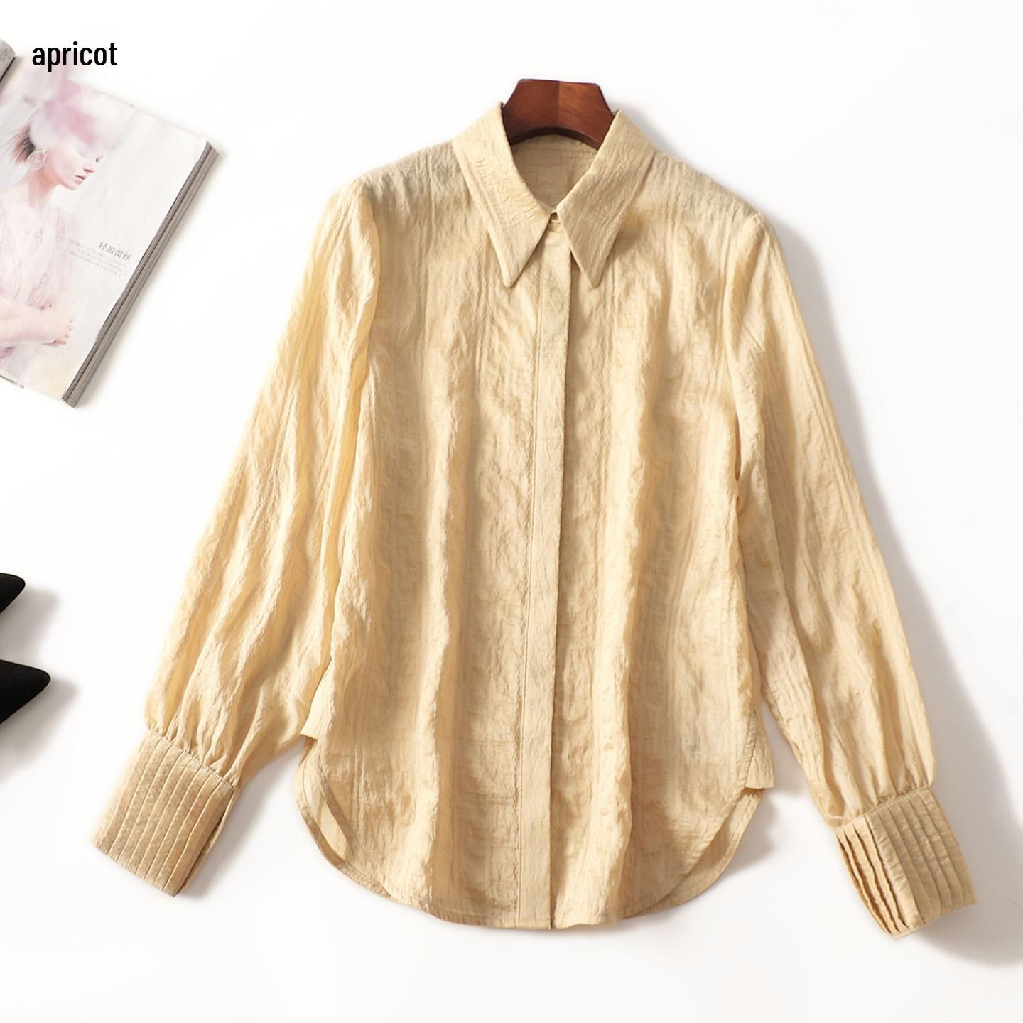 Autumn Long Sleeve Mid-Length Women s Shirt XL