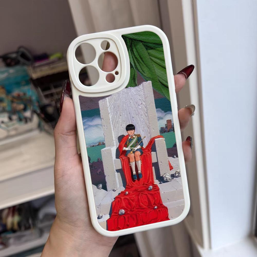 

Akira 1988 Film Phone Case For Iphone 16 15 14 12 13 Pro Max 11 Mini Xs Puls Lambskin Silicone Cover iPhone 15