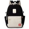 Schoolbag schoolbag girls junior high school high school students large capacity 1011 new backpack Japanese solid color soft girl backpack