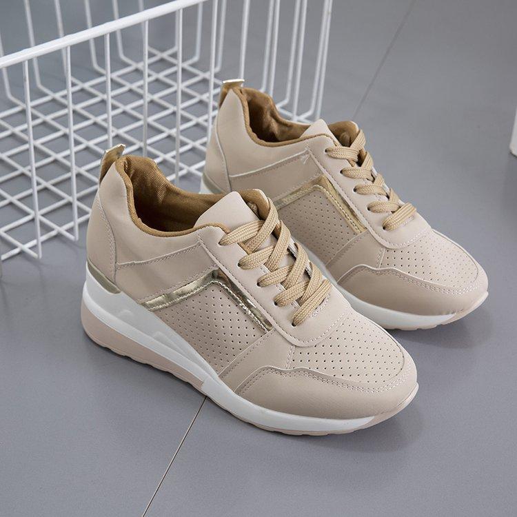 Casual Platform Women's Sport Shoes 2024 Fashion Lace Up Chunk Sneakers Comfortable Lightweight Outdoor Running Shoes for Women