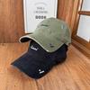 New simple washed cap spring and autumn embroidery soft top baseball cap men's and women's sun hat