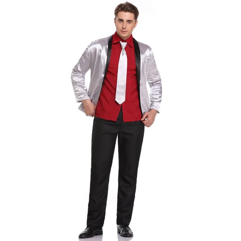 Cosplay co-Halloween Task Force Suicide Squad male clown costume, Jared Leto