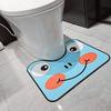 Diatom Mud Toilet U-shaped Absorbent Foot Mat Bathroom Two-piece Floor Mat Bathroom Non-slip Quick Drying Carpet