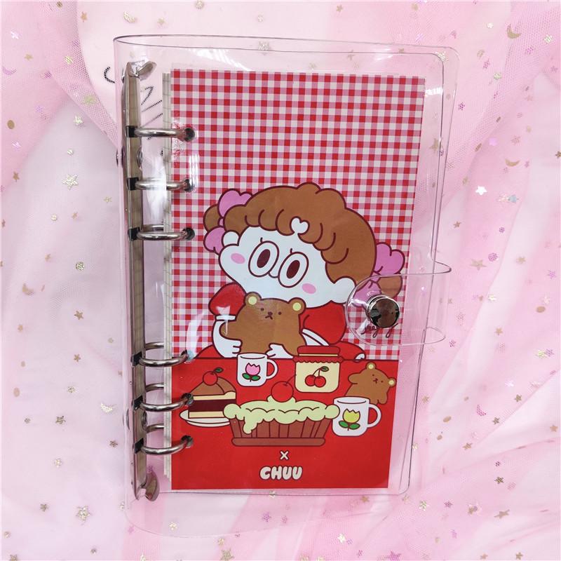 Wangdins Korean Heart-Inspired Transparent Planner Set