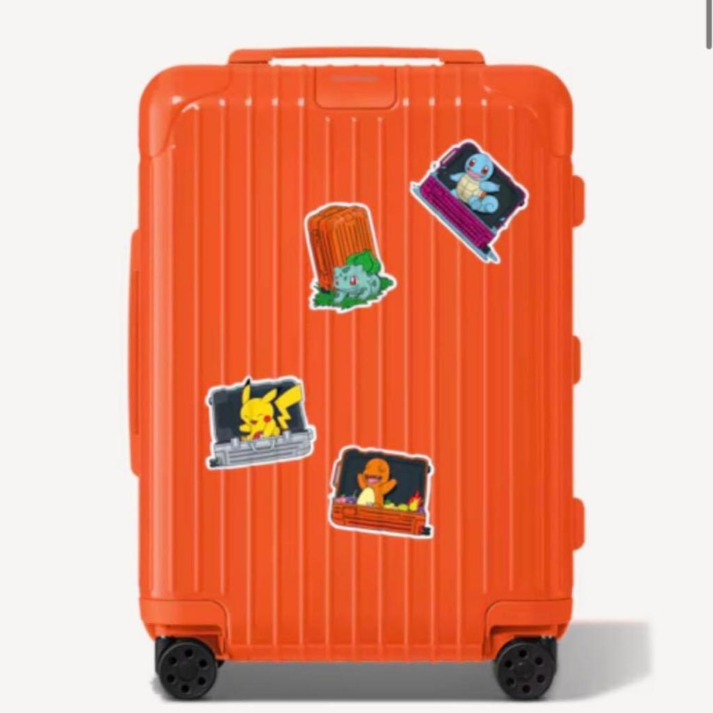 RIMOWA Pokemon Sticker Pikachu Charmander Bulbasaur Squirtle Set 4