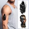 9pcs Temporary Tattoo Realistic Temporary Tattoos Winged Creature Night Warrior Ghostly Woman For Arms Back Shoulders