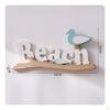 Nautical Welcome Sign Mediterranean Door Hanger Coastal Wall Decor for Restaurant, Cafe, Washroom