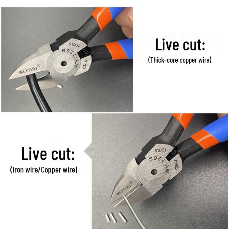 9P1E Steel Wire Sprue Cutter Diagonal Pliers