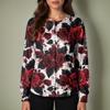 Women's Casual Long Sleeve Single-Breasted Halloween Print Cardigan Top for Fall