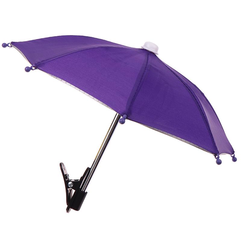 Suport pentru Telefon Mobil Motocicletă Umbrelă Parasolar Impermeabil Cască Mică Protecție Solară Suport Telefon Suport Protejează Telefonul de Ploaie