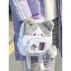 Soft Plush Dog Student Backpack With Breathable Straps For School And Travel