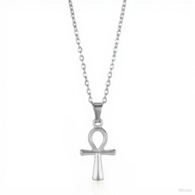 

Новое ожерелье из нержавеющей стали с геометрическим полым животным, модное, с простой подвеской, ювелирное изделие, цепочка для ключицы, нишевое