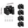 4Pcs with Screws Mop Storage Clips Rack Wall Mounted Brush Broom Hanger  Shelf Accessories