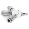 3 Ways Air Hose Manifold Quick Coupler Connector Adapter Splitter 1 4   F NPT