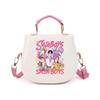 Kids Girls Kpop Rumi Zoey Mira Printed Student Lightweight Crossbody Bag Casual PU Shoulder Bags
