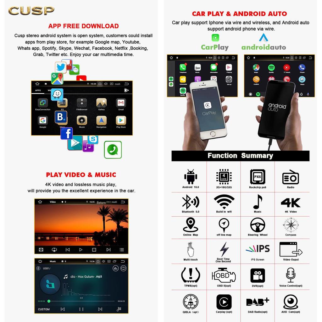 Mazda 2 9-Inch Android Multimedia Bluetooth Screen