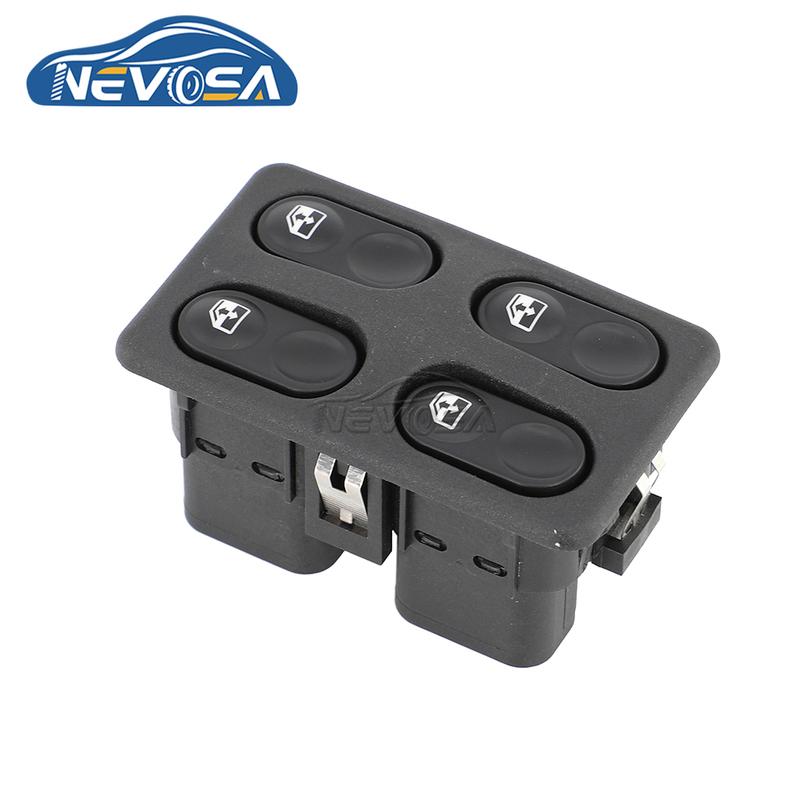 NEVOSA 18.3763 For LADA UAZ VAZ-2115 GAZ-3111 Car Auto Electric Master Window Switch Button 183763 2110-370972-00 2110-3709720