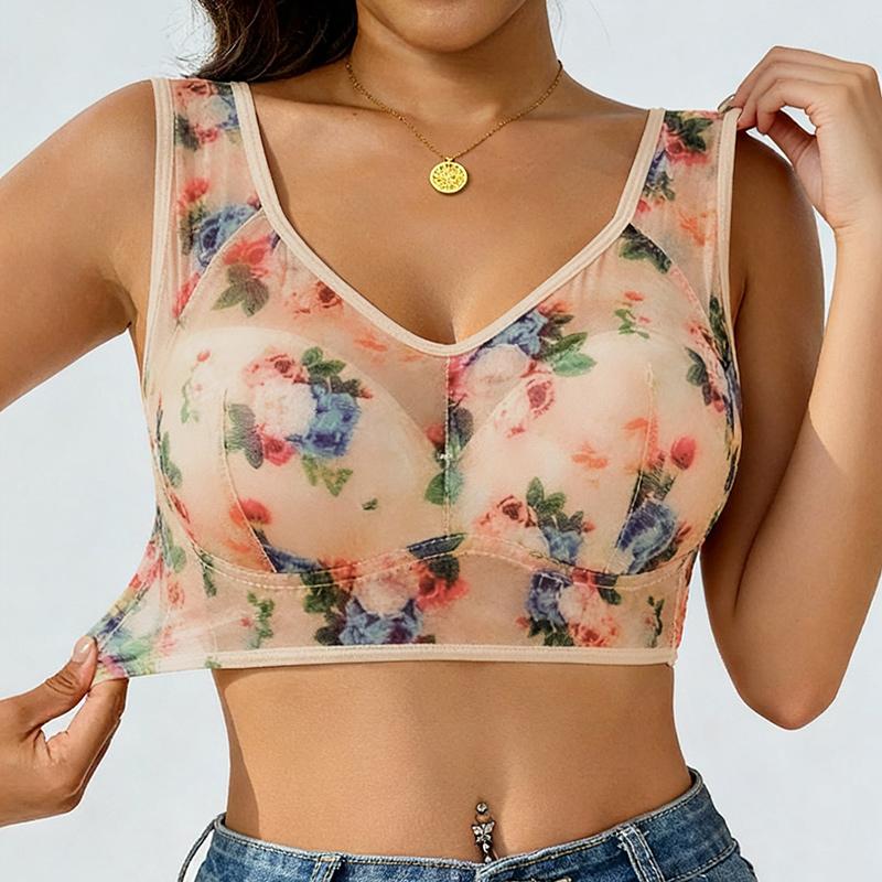 Übergröße Unterwäsche Nahtloses Push-Up BH Top Damen Bequem Kabellos Bralette Vollschalen-BH Sexy Damen Dessous L-6L