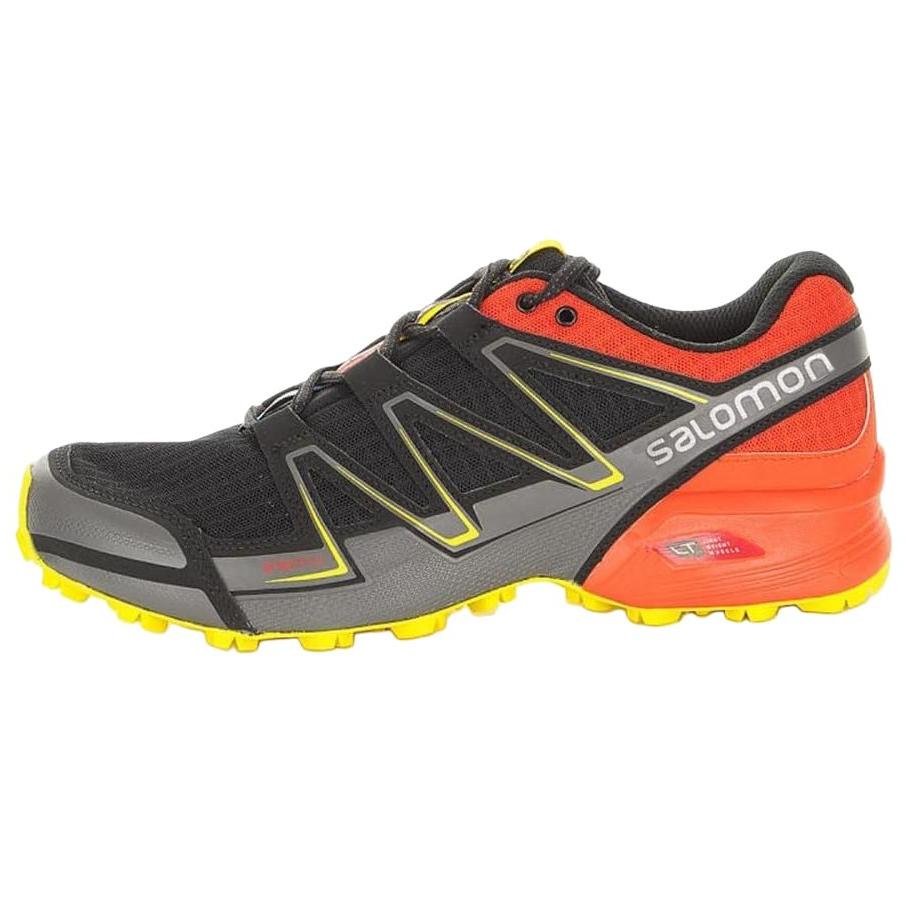 

SALOMON Speedcross Vario Удобные Амортизирующие Нескользящие Низкие Кроссовки Мужские кроссовки Черные Оранжевые 383142 44
