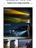 Ultra-thin Tactical Flashlight: Multifunctional, High-Intensity, Magnetic with Back Clip, Colorful High-Endurance Work Light.