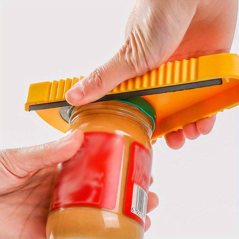 Easy-Grip Multi-Functional Jar & Bottle Opener - Durable Plastic, Perfect for Home and Restaurant Use