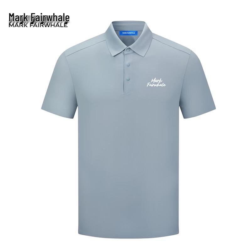 Mark Fairwhale Men s Summer Ice Silk Business Casual Polo Shirt M