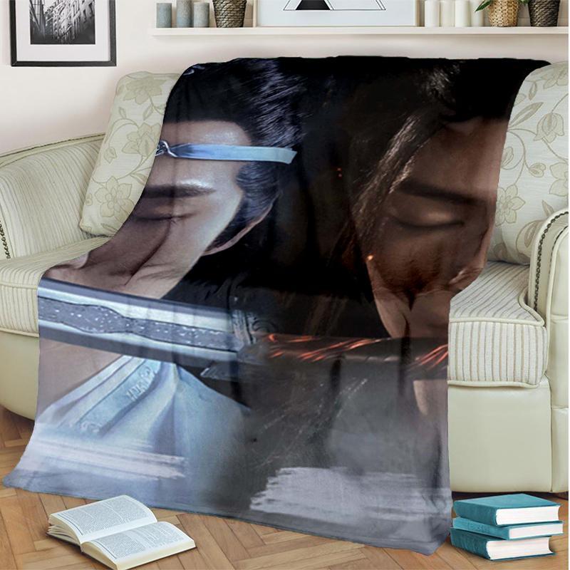 1PC The Untamed printed blanket, all season lightweight home office outdoor nap multifunctional blanket A1