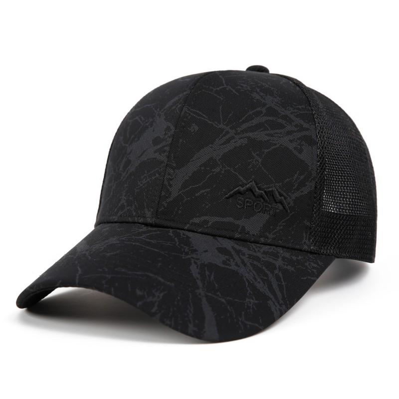 UV Protection Baseball Cap Men Women - Breathable Quick Dry Adjustable Sun Hat With Curved Brim Adjustable чёрный