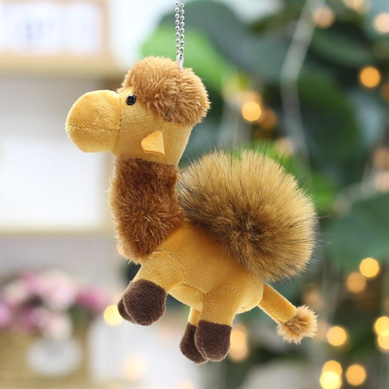 Niedlicher Tier Schlüsselanhänger Anhänger Haarball Kamel Dunhuang Kamel Puppe Xinjiang Gansu Tourismus Souvenir