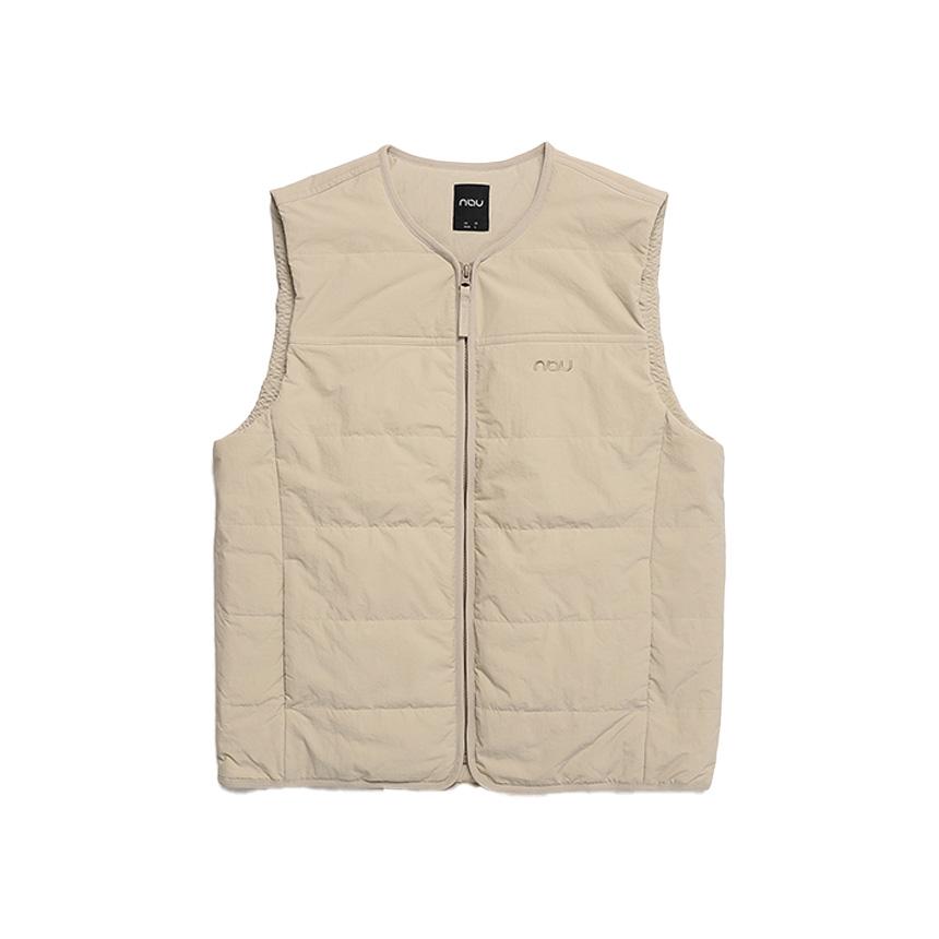 Nau Cozy Lightweight Padded Vest Light Beige