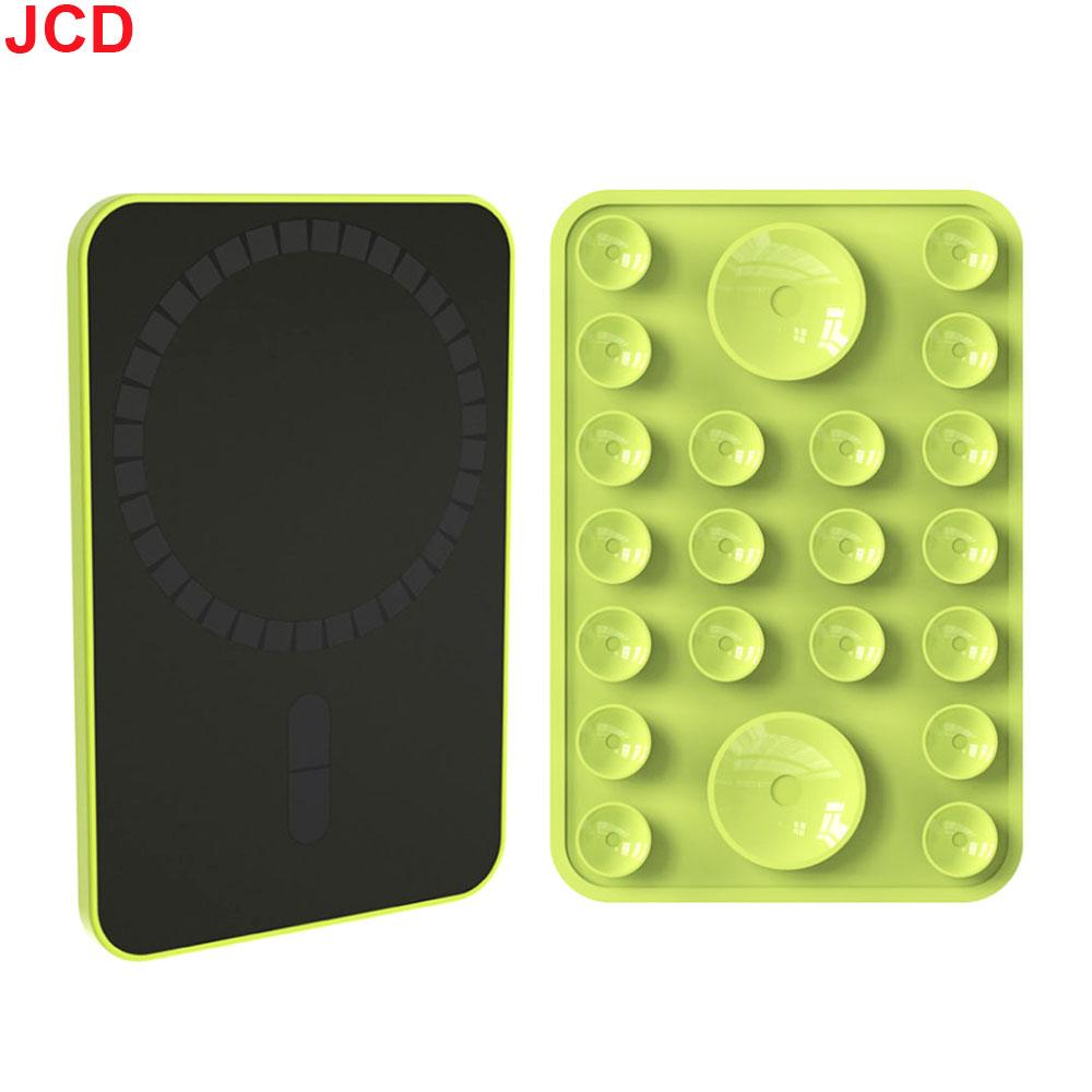 JCD 1pc For Magsafe Magnetic Suction Cup Mount Silicone Suction Phone Case Stand Universal Hands-Free Mirror Shower Phone Holder