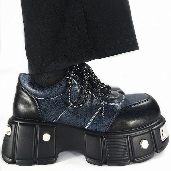 Fashion Best - Selling Gothic Platform Shoes | Premium Textured Leather Footwear