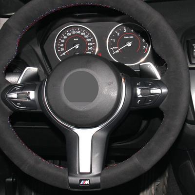 For BMW (M Sport) 1 Series F20 F21 M135i M140i M235i M240i X1 F48 X2 F39 X3 F25 Suede DIY Car Steering Wheel