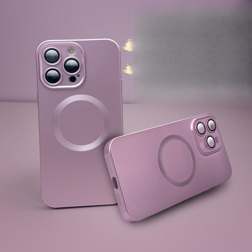 Geeignet für IPhone15 Magnetische Handyhülle, Matte und gefrostete Apple 14proMax Vollständige Objektivfolie, 13 Schutzhülle