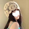 Women's Loose Fitting, Brimless Beanie, Knitted Hollow Hat, Toe Cap, Women's Hat, Thin Cut, Woolen Hat, Knitted Hat, Pile Cap