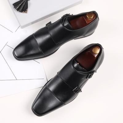 Dress Shoes for Men Black Square Toe Men Party Wedding Shoes Luxury High Quality Business Casual Men Shoes Elegant Oxfords 39-48