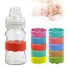 Food Grade Silicone Baby Bottle Cup Set with Anti-Insulation Cover Hollow Design Maternal And Baby Water Cup Accessories