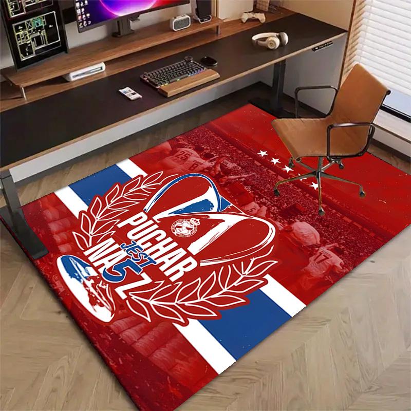 1 stuk Voetbalteam (76) Ontwerp Bedrukt Vloerkleed Tapijt voor Slaapkamer Woonkamer Huisdecoratie Kleden Mat Antislip Mat Kleed voor Bedzijde