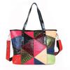 Bag Women'S Sheepskin Tote Bag Handbag Splicing Color Messenger Bag Large Capacity