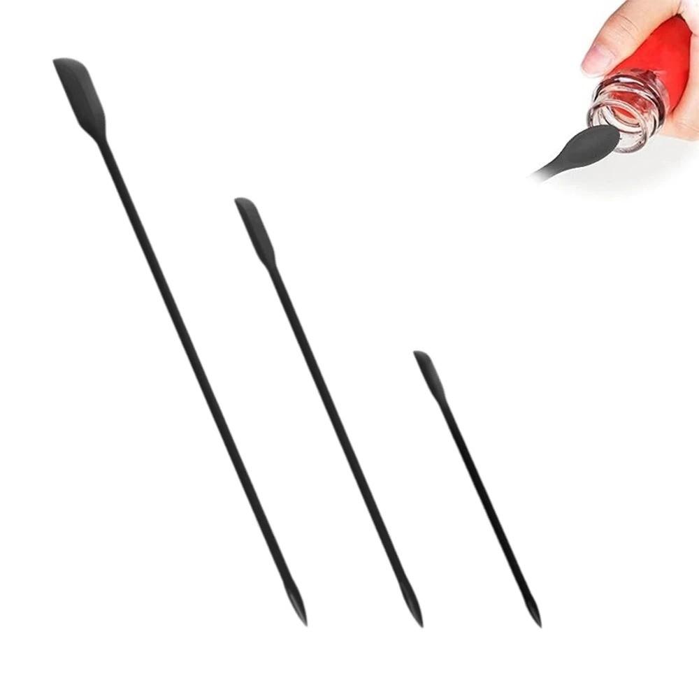 3Pcs/Set Multiple Sizes Silicone Spatula Tool Heat Resistant Mini Jam Spatula Cooking Baking