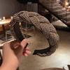 PROLY New Fashion Women Headband Pleated Twist Braid Hairband For Adult Handmade Vintage Headwear Hair Accessories