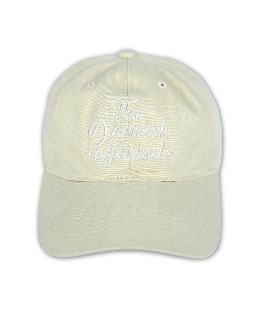 Damiswi Official Script Ball Cap_Light Beige