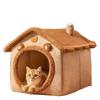 All-Season Detachable Pet House: Warm, Washable, Dual-Use for Cats & Small Dogs