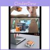 Barbeador Elétrico Para Homens Mini Recarregável Com Cabeça Flutuante E Display LED Para Uso em Viagem