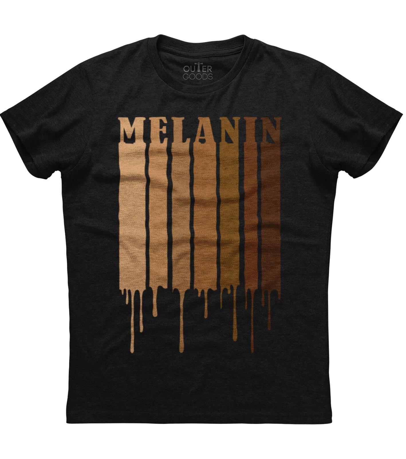 Drippin Melanin Women Pride Short Sleeve Cotton Black New T-shirt For Womens XL