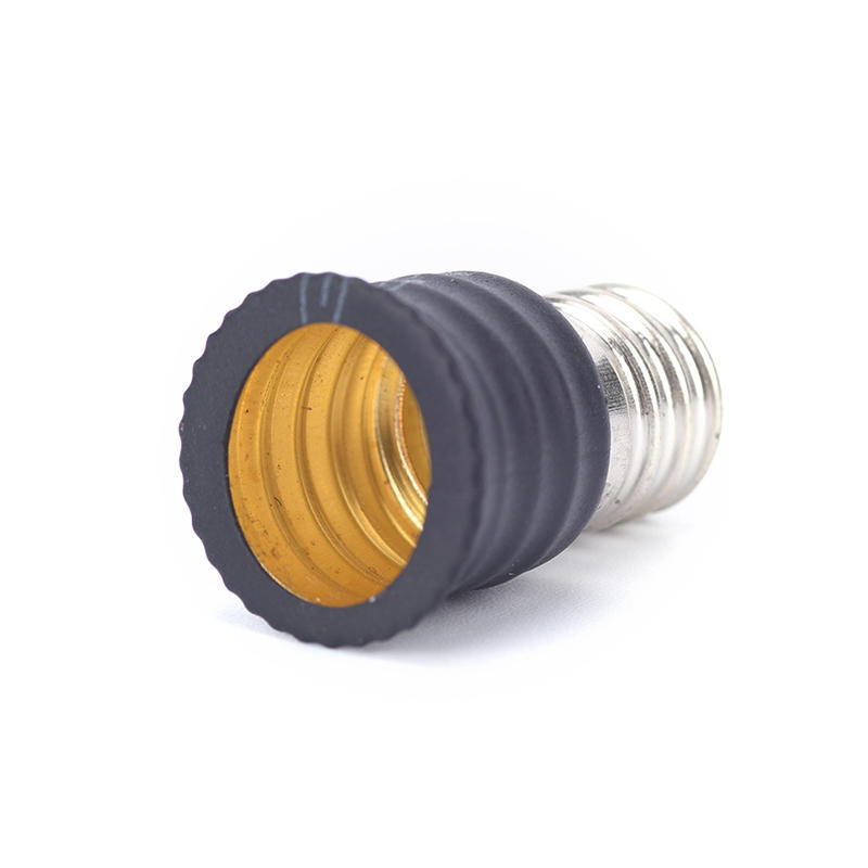 2Pcs/10Pcs Black E12 To E14 Bulb Converter Led Light Holder Lamp Adapter Socket